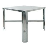 Eastman 86279 24 in x 24 in Galvanized Steel Water Heater Stand - 3