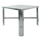 Eastman 86279 24 in x 24 in Galvanized Steel Water Heater Stand - 3