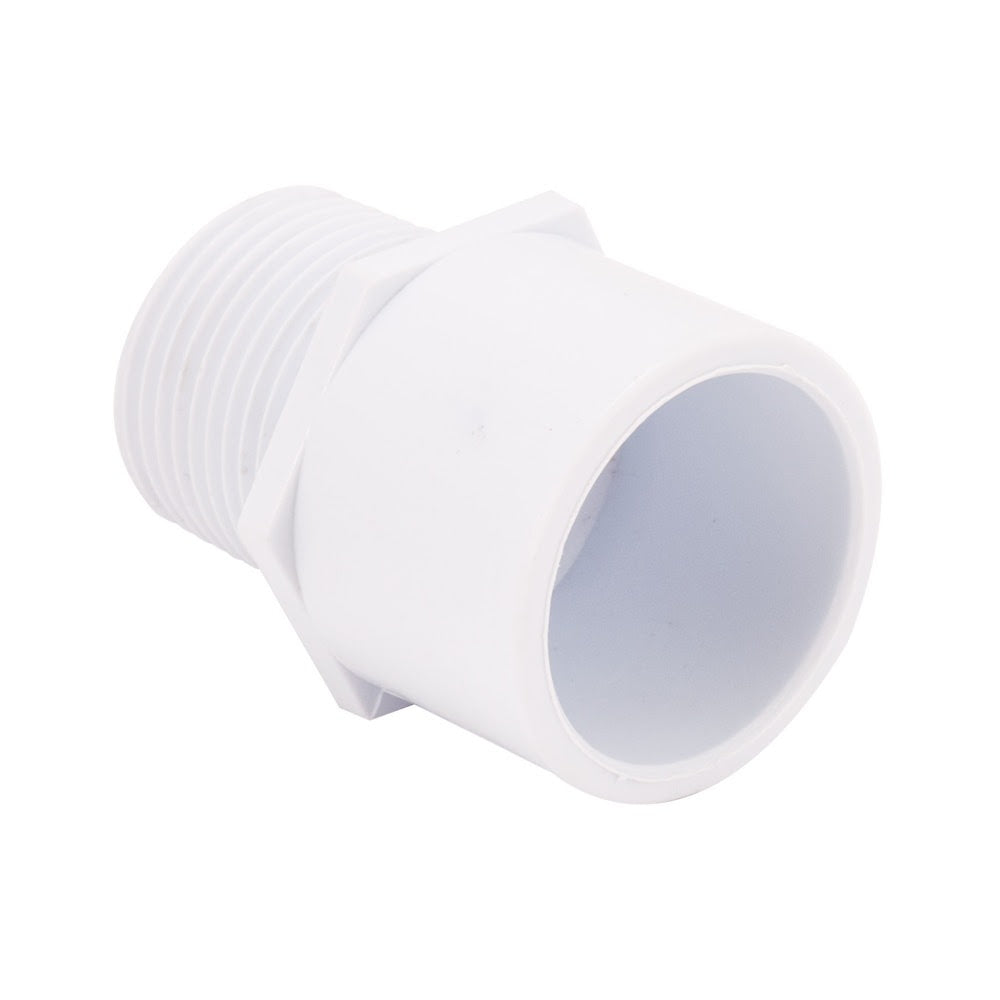 Eastman 88350 PVC Water Heater Pan Drain Fitting 1 in Hub x 1 in MIP - 2