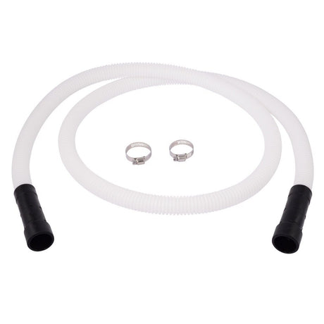 Eastman 91225 6 ft Corrugated Dishwasher Discharge Hose with Rubber Ends