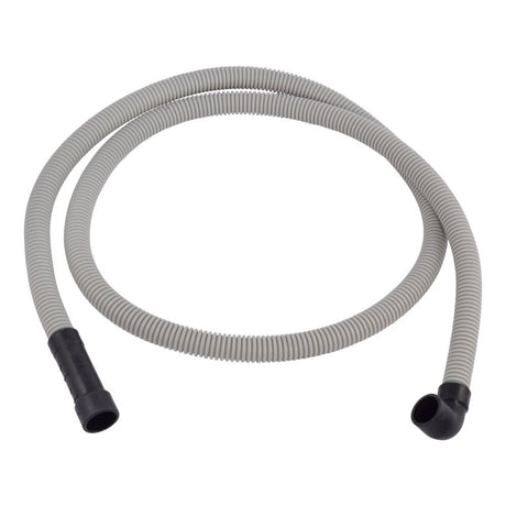 Eastman 91227 6 ft Universal Corrugated Dishwasher Discharge Hose with 90 Degree Elbow