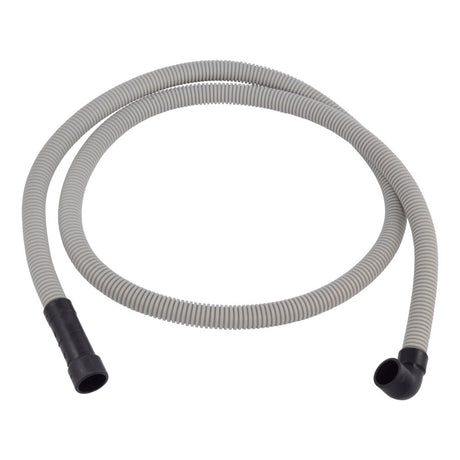 Eastman 91227 6 ft Universal Corrugated Dishwasher Discharge Hose with 90 Degree Elbow