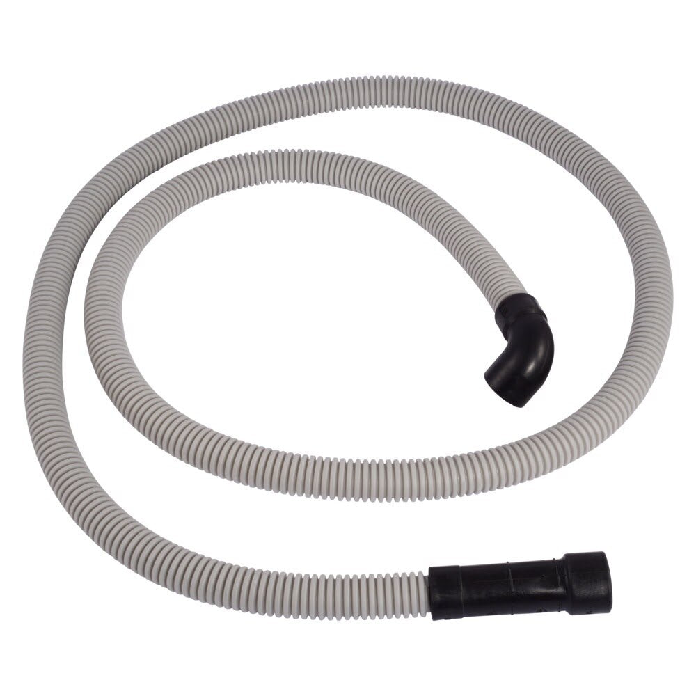 Eastman 91227 6 ft Universal Corrugated Dishwasher Discharge Hose with 90 Degree Elbow - 2