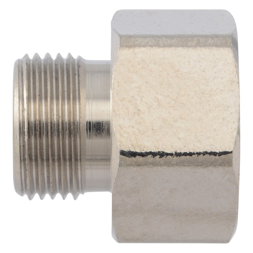 Eastman 95063LF 1/2 in. x 3/8 in. Female x Male Compression Brass Adapter Fitting - 2