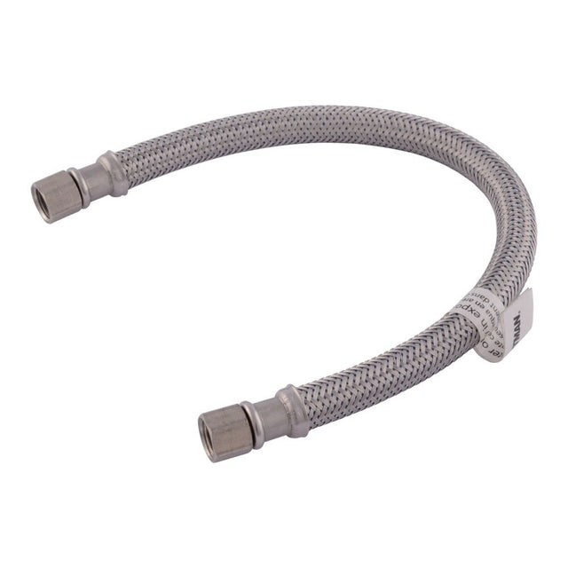 Eastman 98515LF 1 ft. 1/4 in. Compression x 1/4 in. Compression Stainless Steel Ice Maker Connector