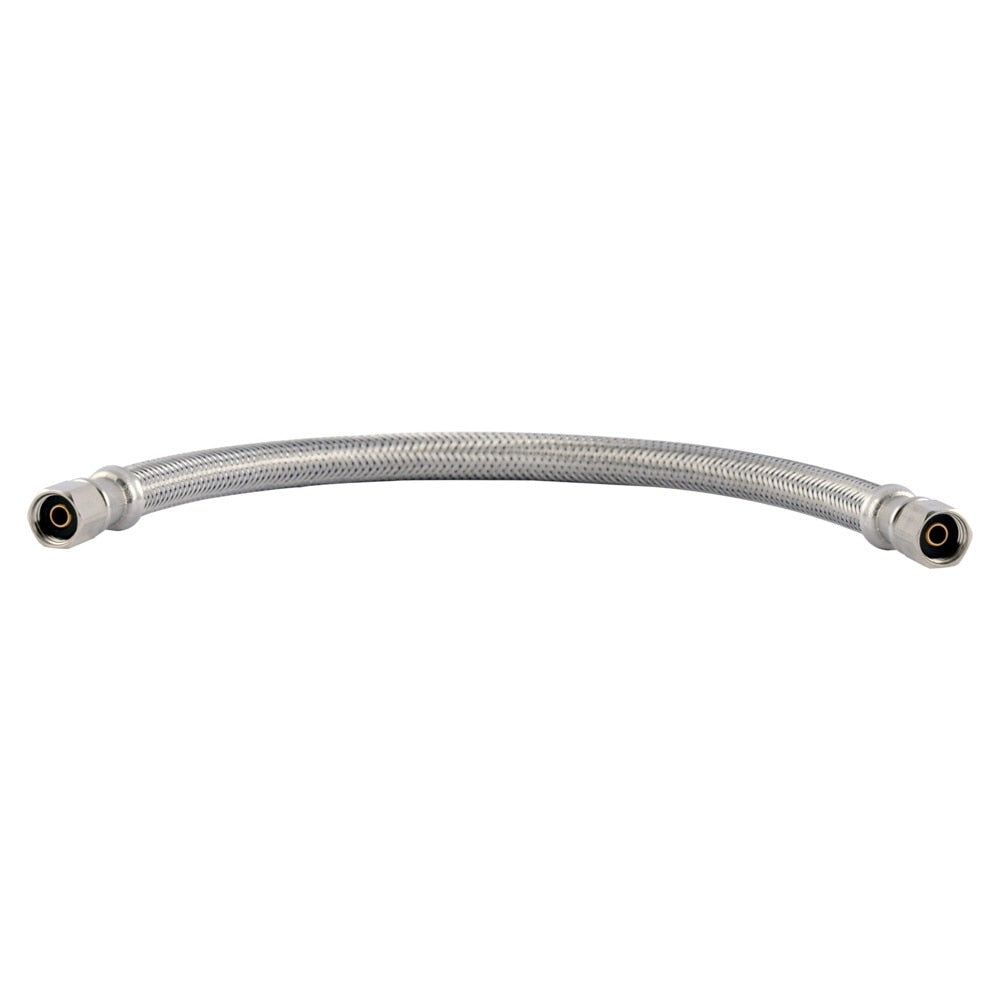 Eastman 98515LF 1 ft. 1/4 in. Compression x 1/4 in. Compression Stainless Steel Ice Maker Connector - 2