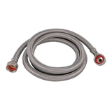 Eastman 98538 6 ft. Braided Stainless Steel Steam Dryer Water Supply Installation Kit with Elbow - 3