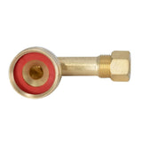 Eastman 98551 3/4 in. FHT x 3/8 in. Compression Dishwasher 90 Degree Brass Elbow Fitting - 2