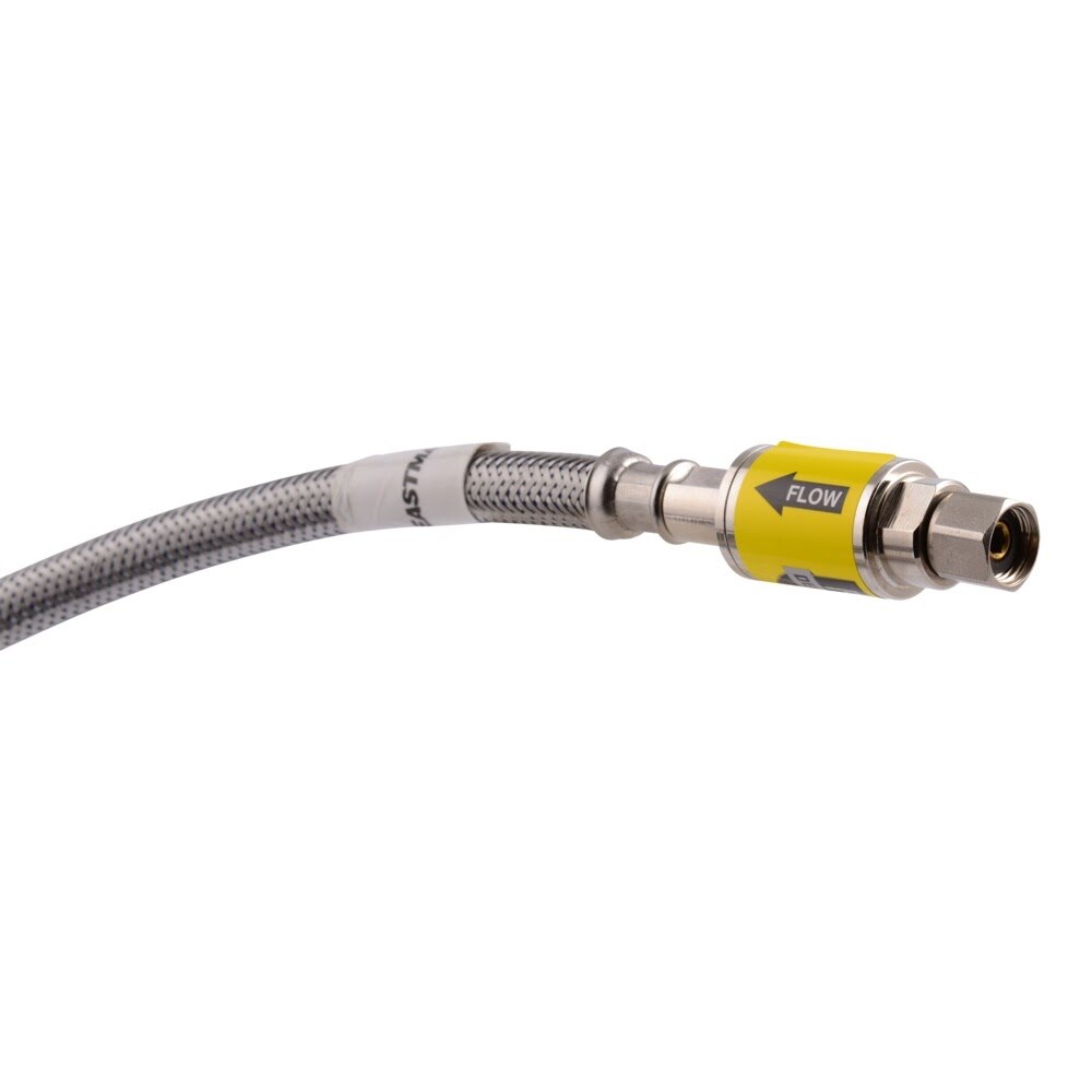 Eastman 98554 1/4 in. x 10 ft. Flood Defender Stainless Steel Icemaker Connector - 2