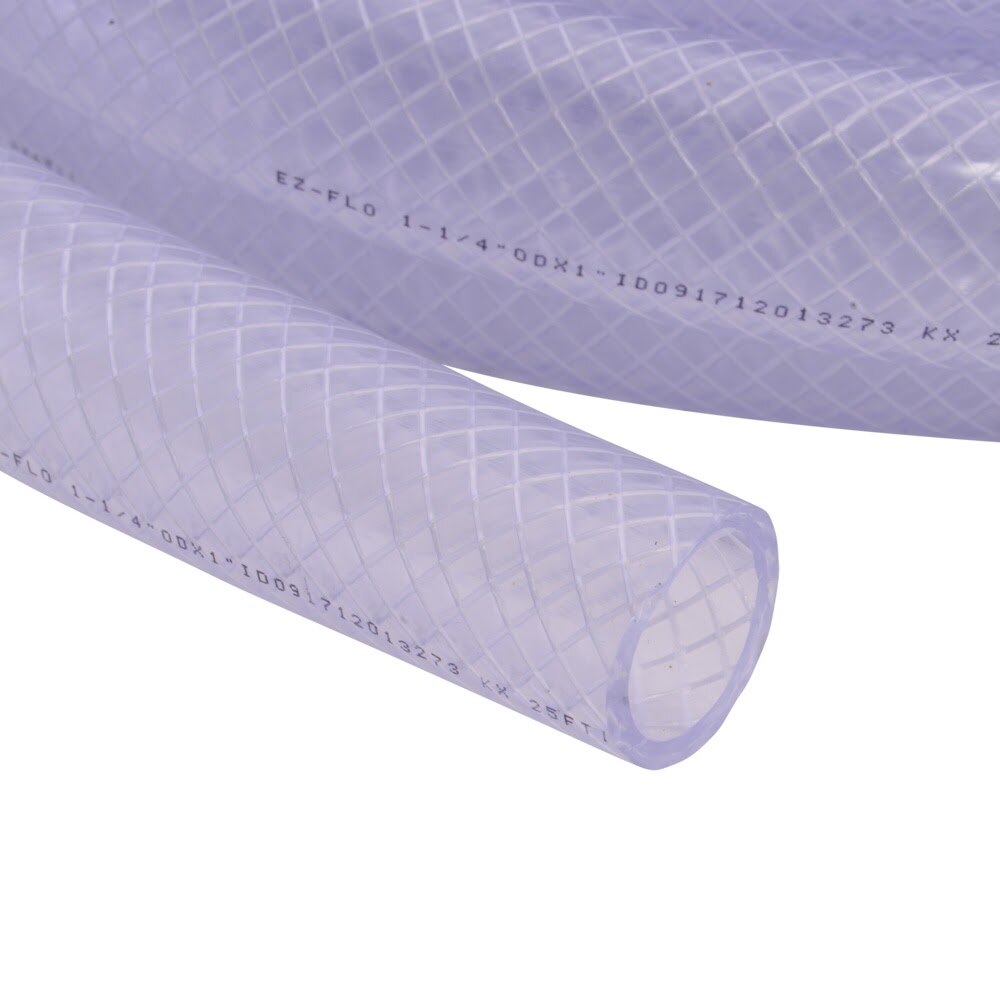 Eastman 98579 1 in ID x 1-1/4 in OD Reinforced Braided Vinyl Tubing (25 ft Spool) - 2