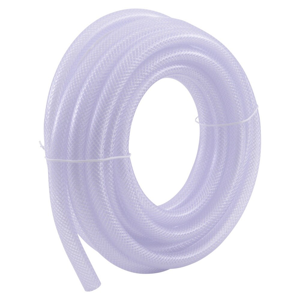 Eastman 98627 3/8 in ID x 5/8 in OD x 20 ft Clear Reinforced Braided Vinyl Tubing - 3