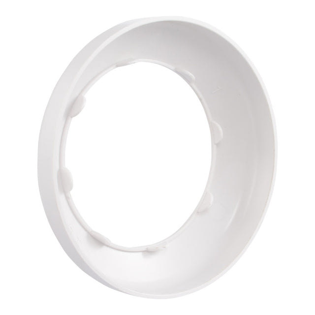 Eastman EZ-25710 2 in IPS White Plastic Sure Grip Escutcheon Flange for Faucet Repair