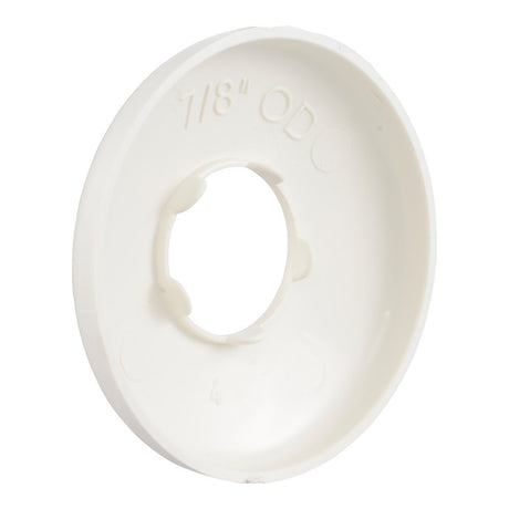 Eastman EZ-25714 7/8 in. OD White Sure Grip Plastic Escutcheon for Faucet Repair
