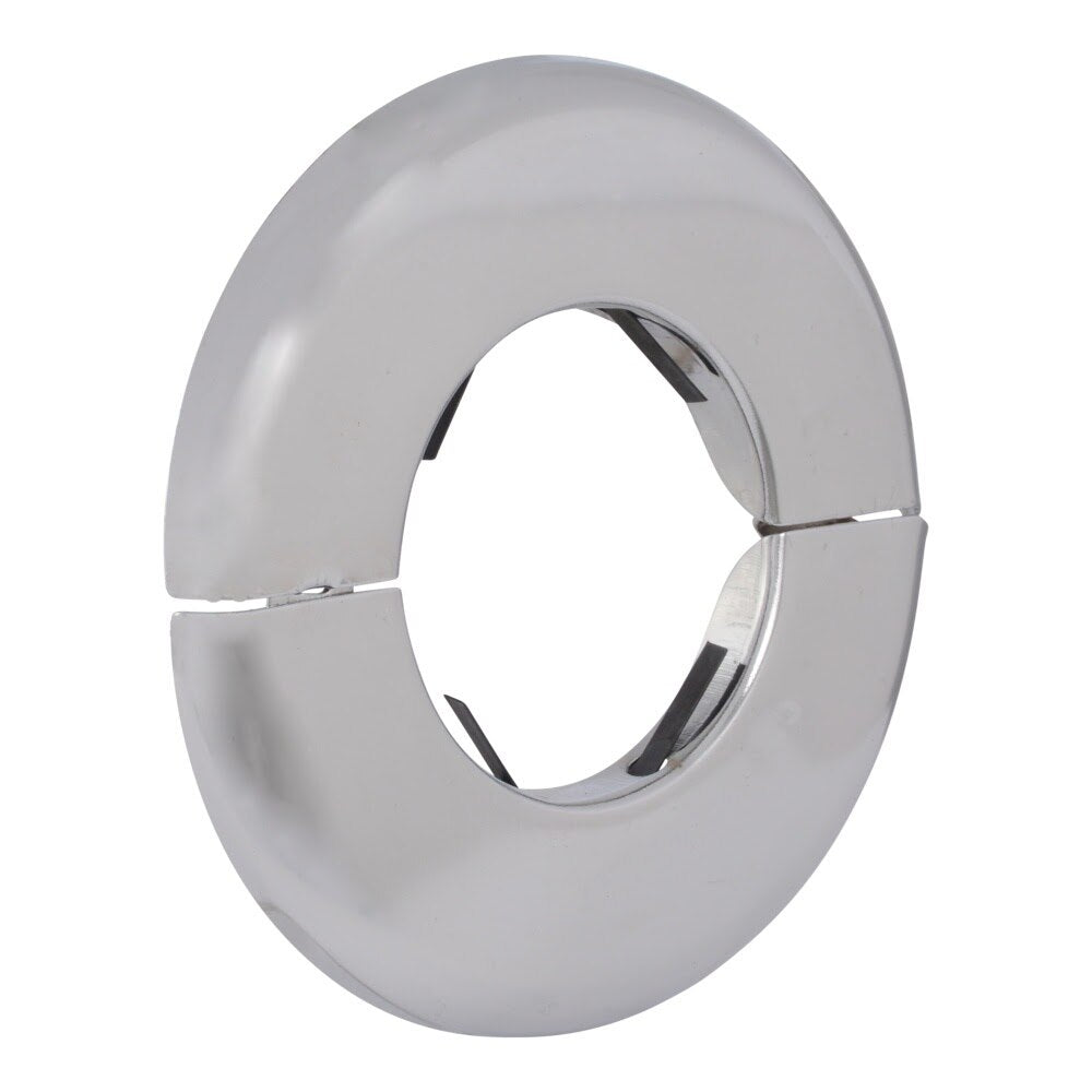 Eastman EZ-25742 1-5/8 in OD Chrome Plated Split Escutcheon for Floor and Ceiling