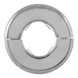 Eastman EZ-25742 1-5/8 in OD Chrome Plated Split Escutcheon for Floor and Ceiling - 2