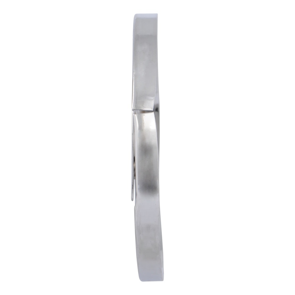 Eastman EZ-25755 5/8 in OD Chrome Plated Steel Escutcheon Ring for Floor and Ceiling - 3