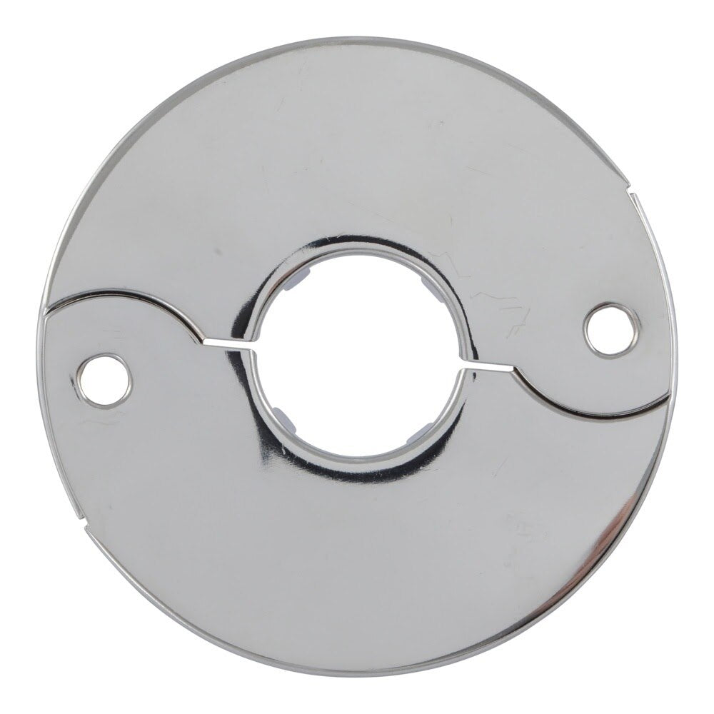 Eastman EZ-25757 7/8 in. OD Chrome Plated Steel Escutcheon Ring for Floor and Ceiling - 2