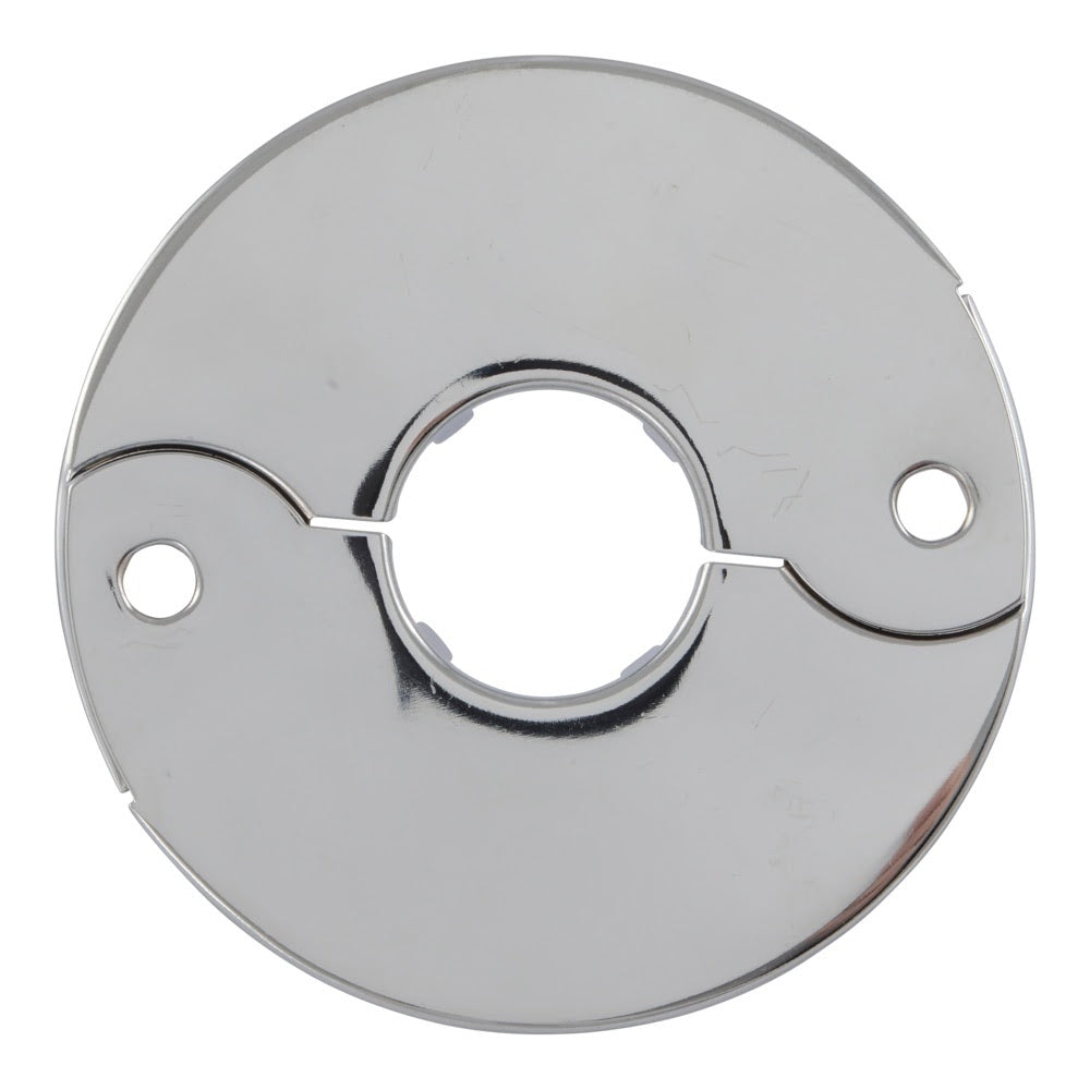 Eastman EZ-25757 7/8 in. OD Chrome Plated Steel Escutcheon Ring for Floor and Ceiling - 2
