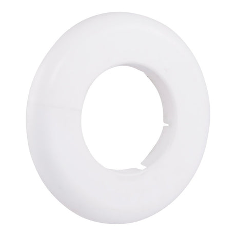 Eastman EZ-25764 1-1/2 in. IPS Plastic Split Escutcheon Flange for Faucet Repair White
