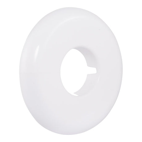 Eastman EZ-25766 3/4 in. IPS White Split Flange Escutcheons for Faucet Repair