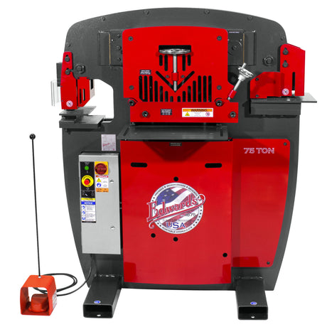 Edwards ED9-IW75-1P230 75 Ton Ironworker - 1PH, 230V