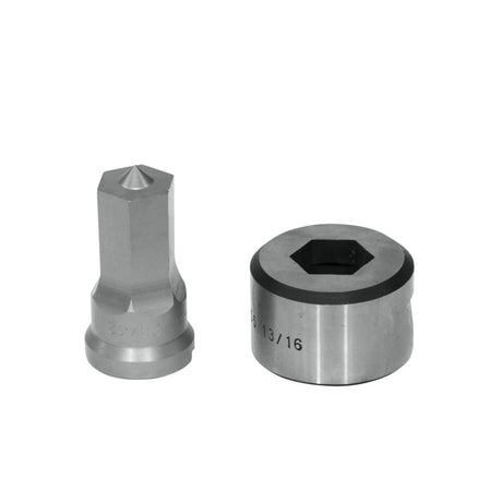 Edwards ED9-PDH25/32 25/32" Hex Punch & Die Set with Key-Way