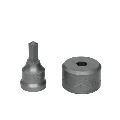 Edwards ED9-PDH7/16 7/16" Hex Punch & Die Set with Key-Way