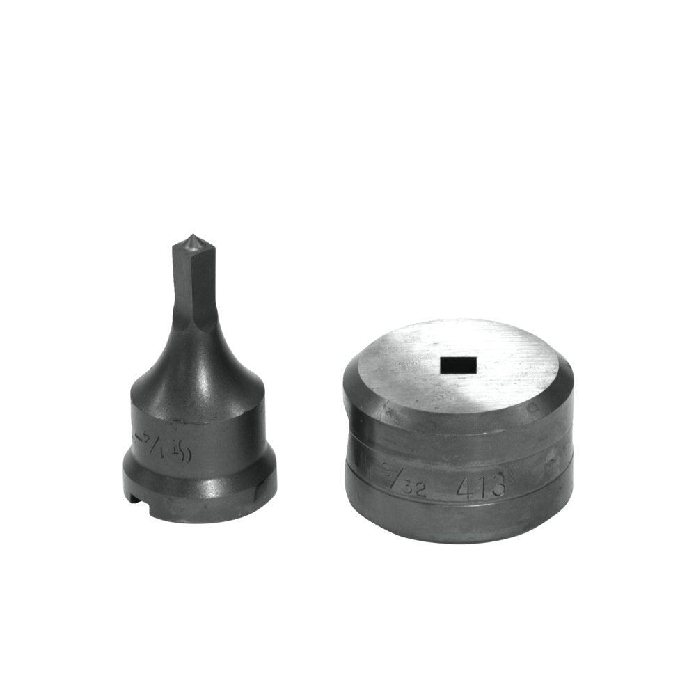 Edwards ED9-PDSQ1/4 1/4" Square Punch & Die Set with Key-Way