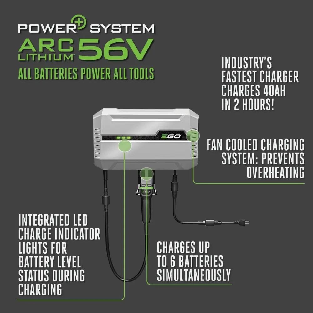 EGO CHV1600 Zero Turn Riding Mower 1600W charger - 2