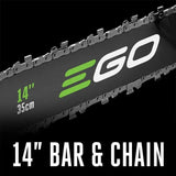 EGO CS1400 14" Chain Saw (Bare Tool Only) - 4