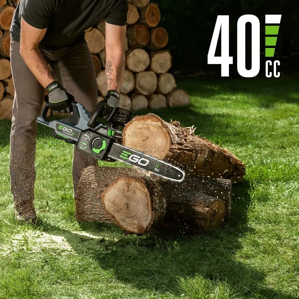 EGO CS1613 New 16" Chainsaw Kit (2P 4Ah battery, 210W charger) - 4