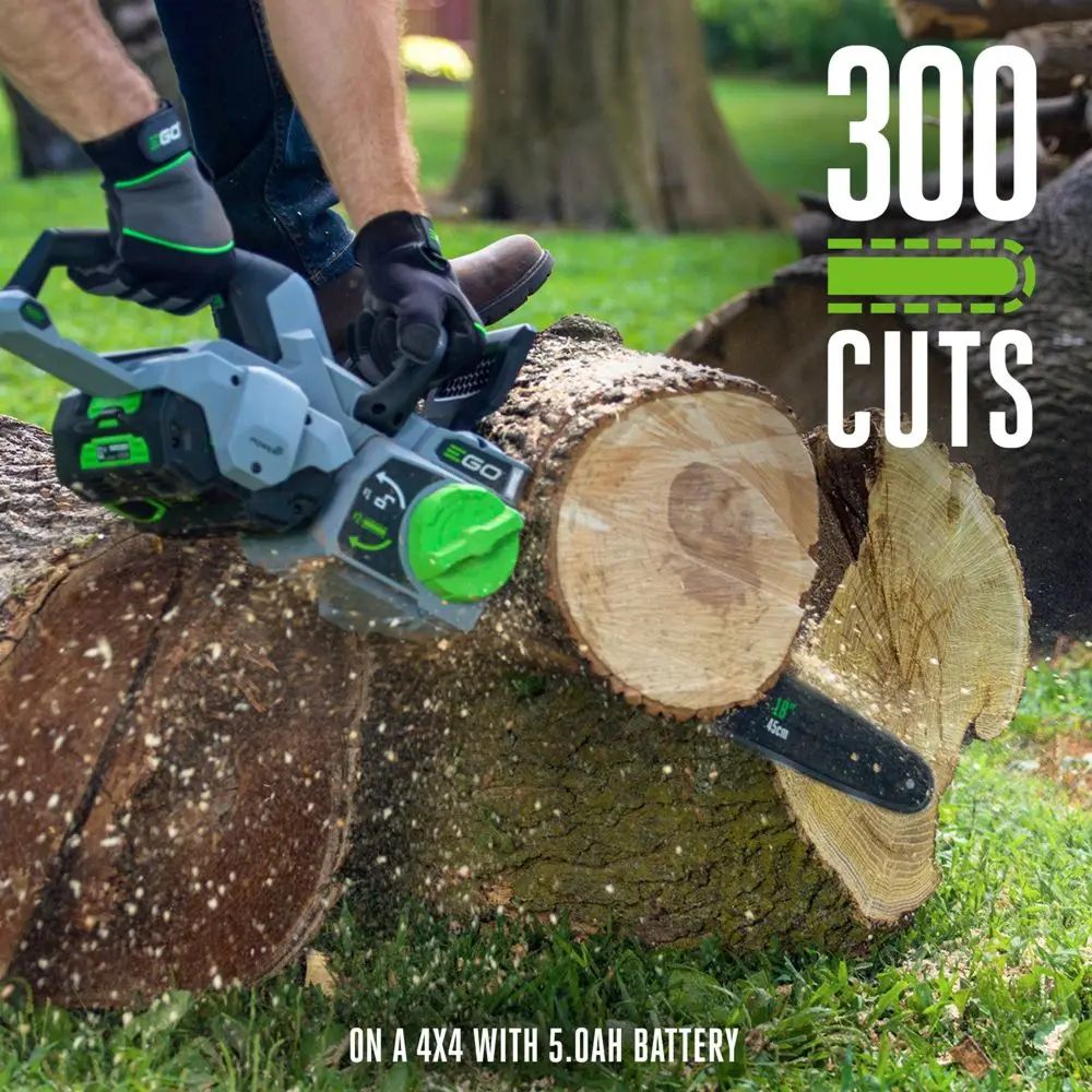 EGO CS1803 18" Chain Saw  Kit (2P 4Ah Battery, 210W Charger) - 9