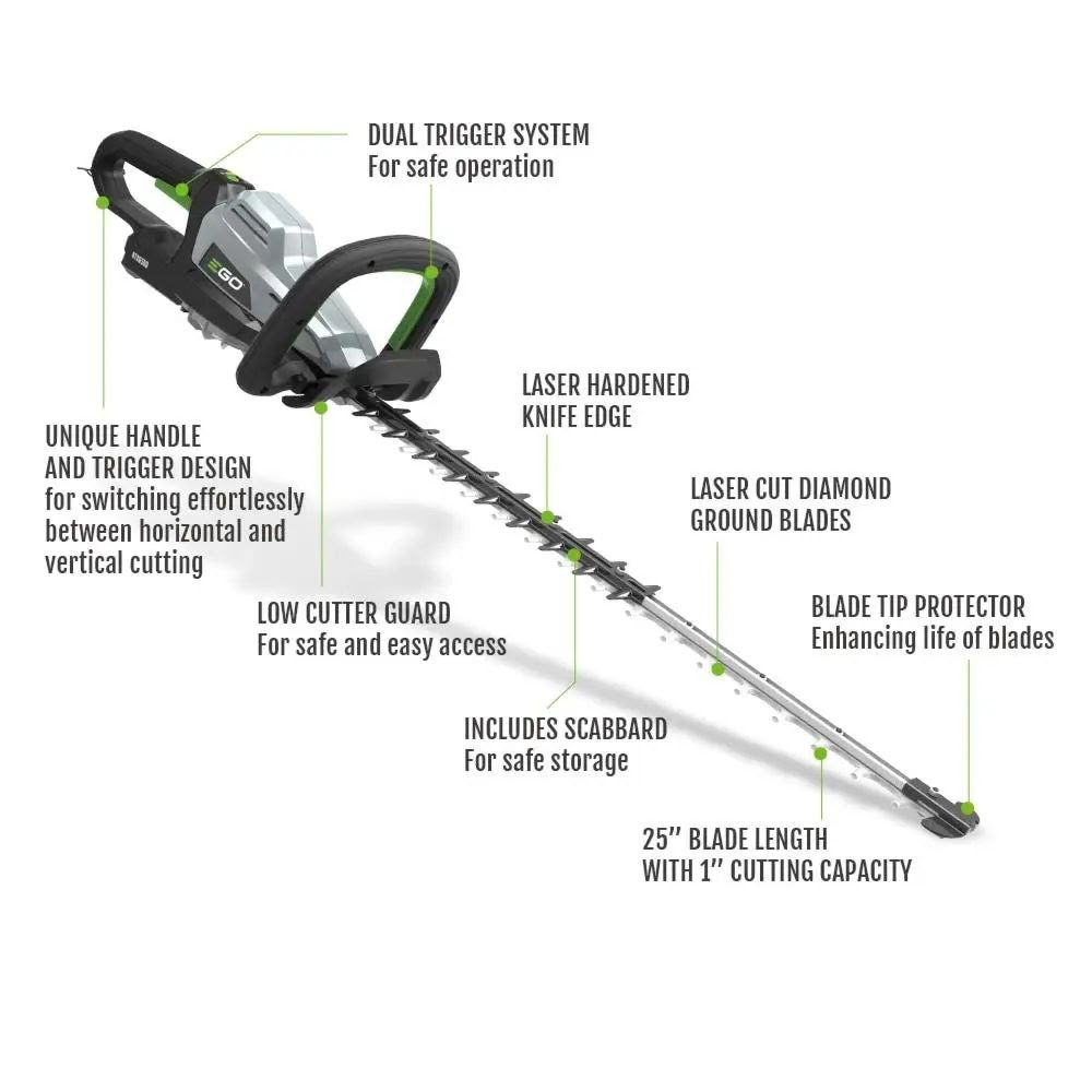 EGO HTX6500 Commercial Hedge trimmer - 2