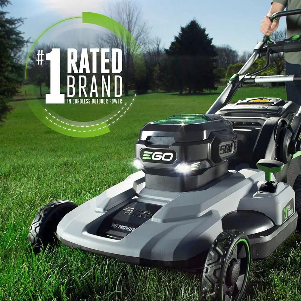 EGO LM2102SP-A 21" Self Propelled Lawnmower Kit (2*2P 4Ah Battery, 550W Charger) - 7