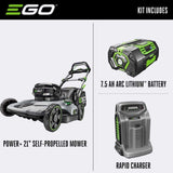EGO LM2102SP 21" Self Propelled Lawnmower Kit (7.5Ah Battery, 550W Charger) - 2