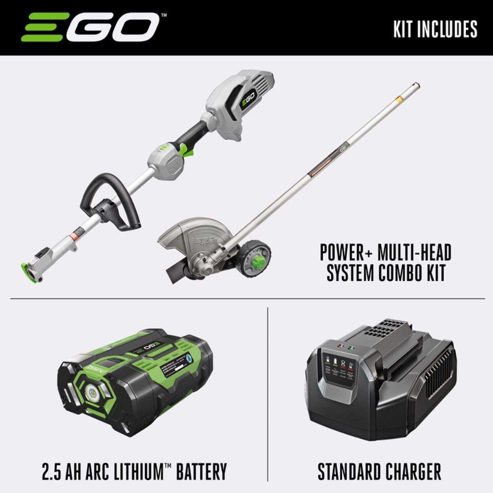 EGO ME0801 Edger Kit (Power head + edger attachment) (210W Charger, 2.5Ah Battery) - 2