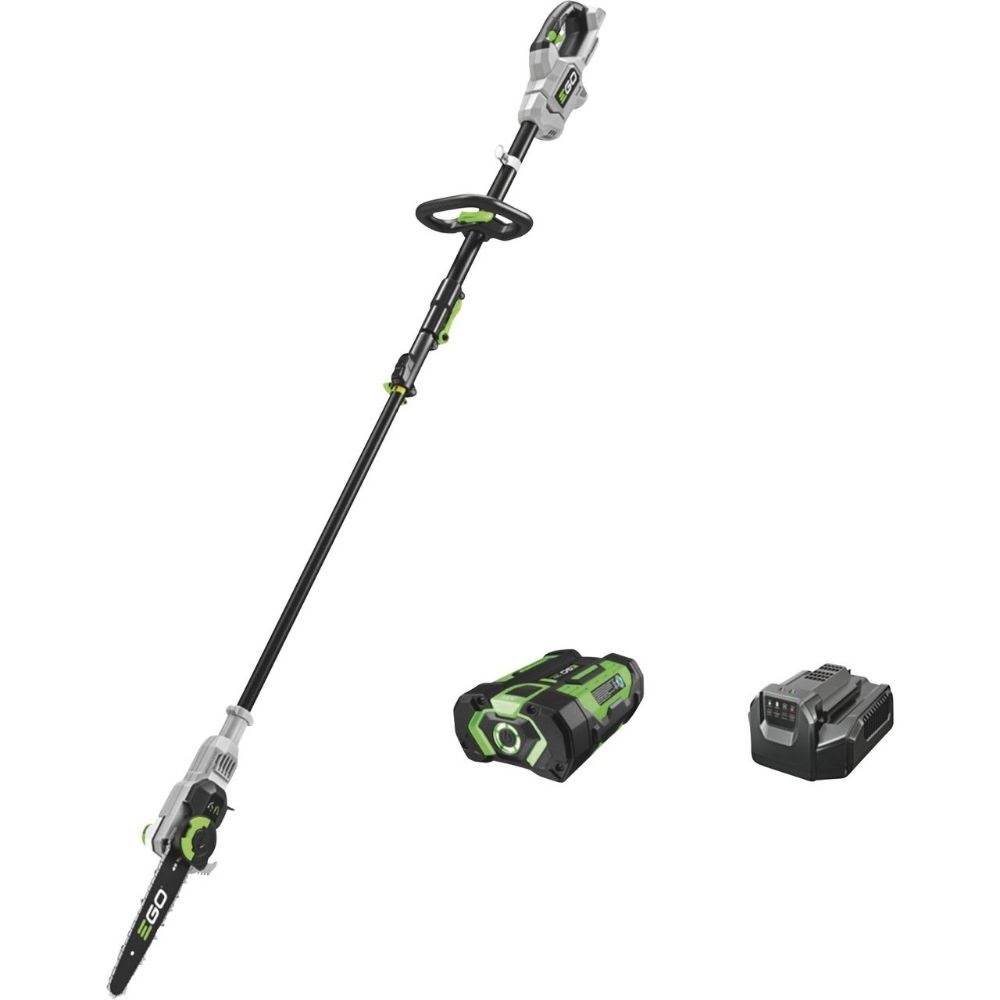 EGO PS1001 10" Dedicated Pole Saw w/ Telescopic Carbon Fiber Shaft Kit (2.5Ah, 210W charger)