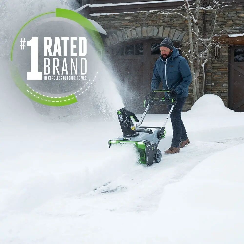 EGO SNT2114 21" Dual Port Snow Blower 2*G3 7.5Ah Kit,w/ CH2800D Charger, with steel auger - 6