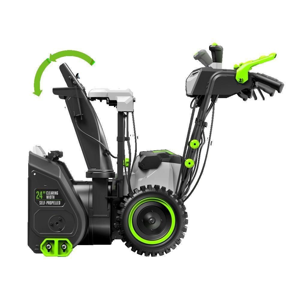 EGO SNT2416 24" New Deluxe 2-stage snow blower Kit (2x 10.0Ah battery+ 560W dual port charger) - 4