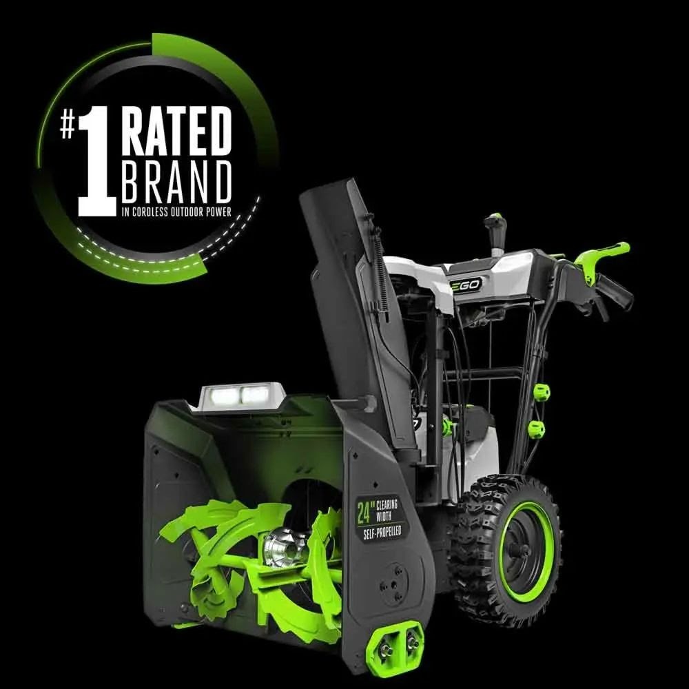 EGO SNT2416 24" New Deluxe 2-stage snow blower Kit (2x 10.0Ah battery+ 560W dual port charger) - 8