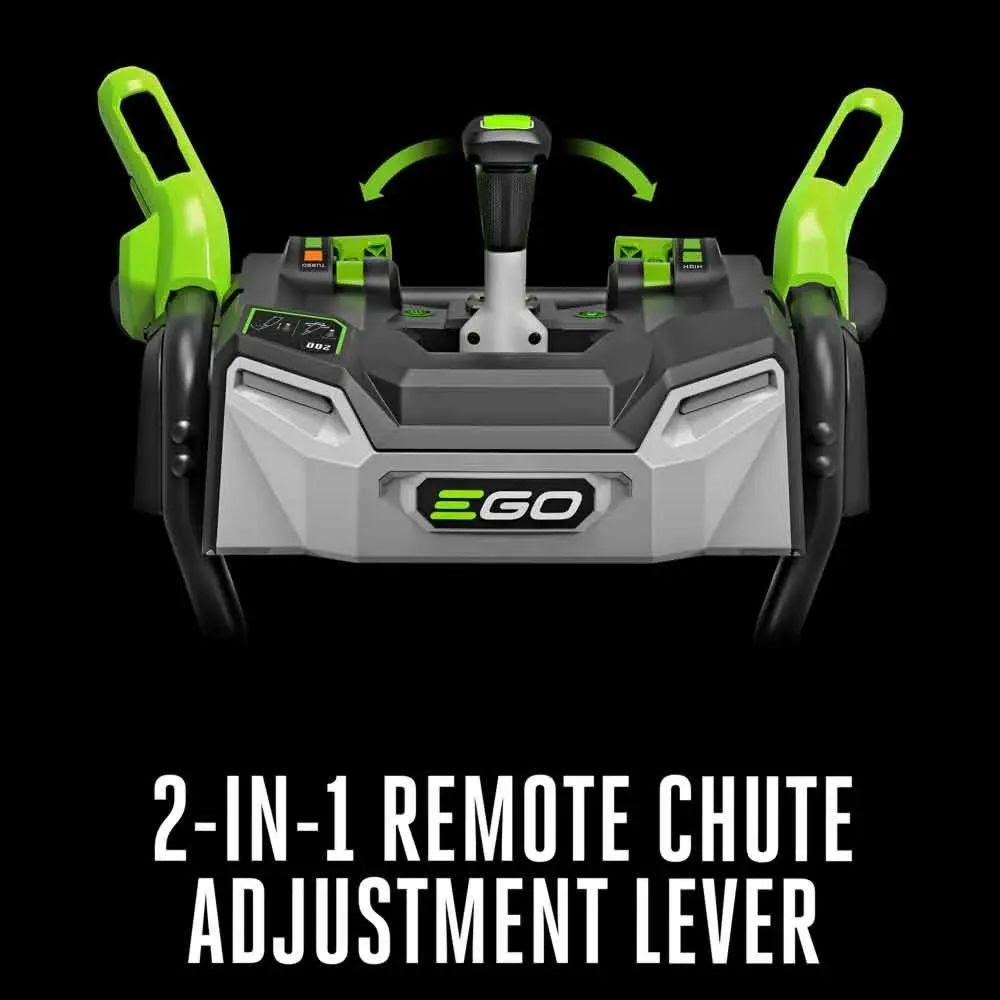 EGO SNT2416 24" New Deluxe 2-stage snow blower Kit (2x 10.0Ah battery+ 560W dual port charger) - 10