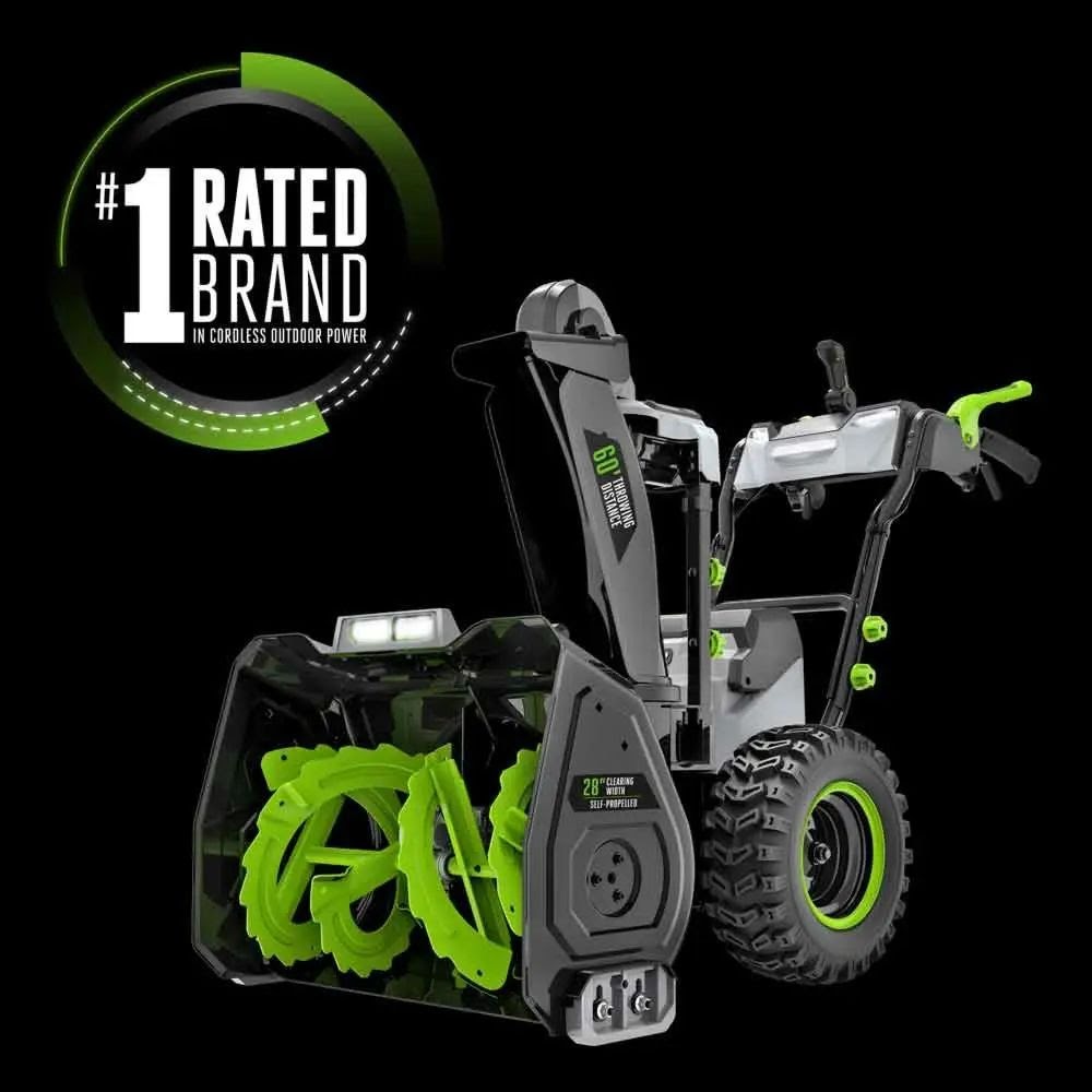 EGO SNT2807 28" 2-stage snow blower Kit (2x 12.0Ah battery+ 560W dual port charger) - 3