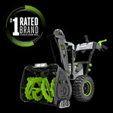 EGO SNT2807 28" 2-stage snow blower Kit (2x 12.0Ah battery+ 560W dual port charger) - 3