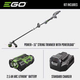 EGO ST1521S 15" Powerload  String Trimmer w/ Carbon Fiber Shaft (foldable shaft) Kit (2.5Ah Battery, 210W Charger) - 3