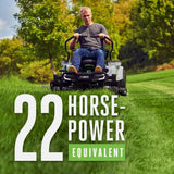 EGO ZT4204L 42"  Zero Turn Riding Mower Kit W/ Lap Bar (4*4P 10Ah, 1600W Charger) - 3