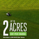 EGO ZT4204L 42"  Zero Turn Riding Mower Kit W/ Lap Bar (4*4P 10Ah, 1600W Charger) - 4