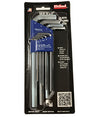 Eklind 11609 Hex L Key Set - Bright 9pc. 1.5MM-10MM,Long