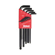 Eklind 13213 13 pc ball hex key set inch sz. .050"-3/8"