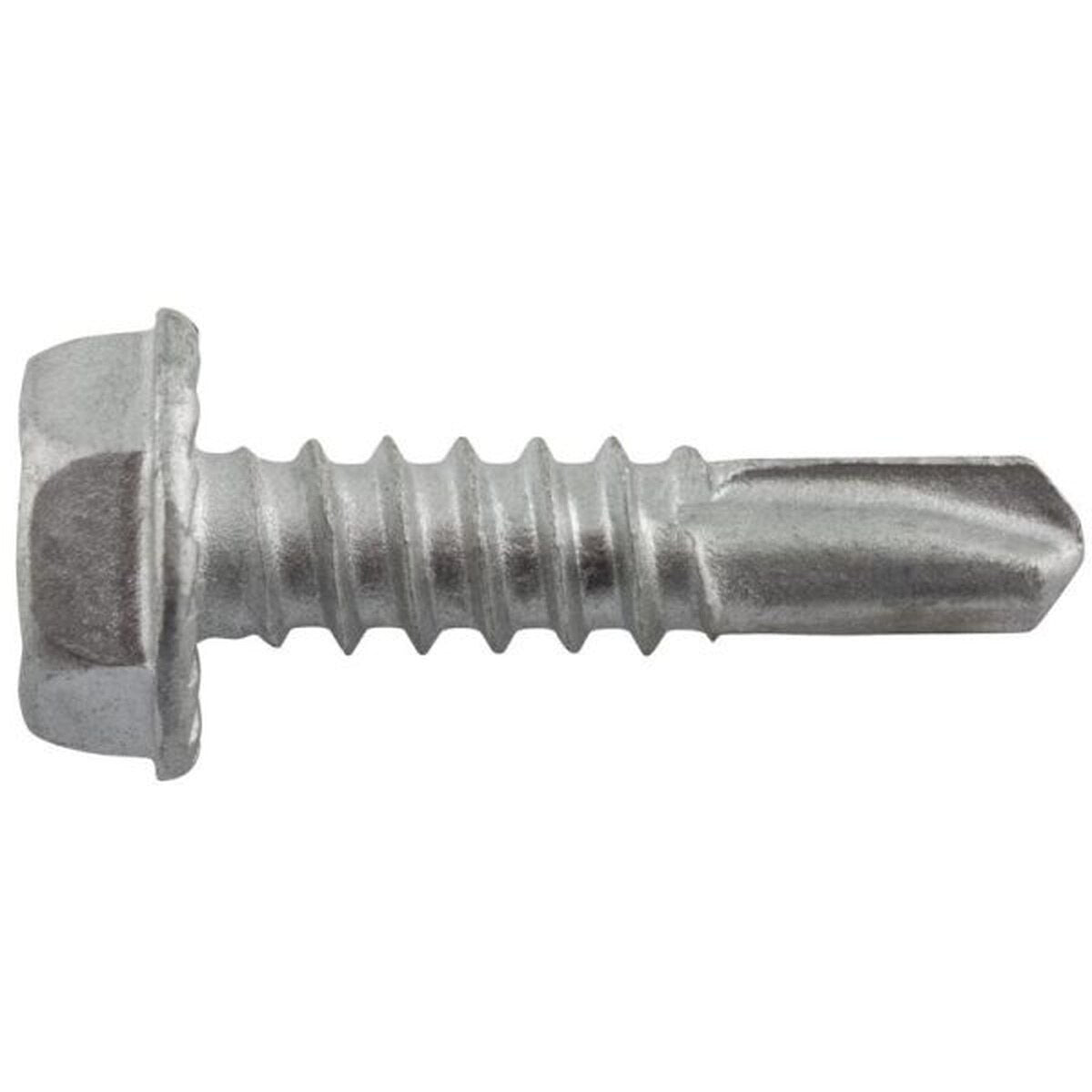 Elco Construction Products EFC460-I #10-16 x 3/4" Zinc Tek 3 Hex Washer Head Self-Drilling Screws (6000 Box)