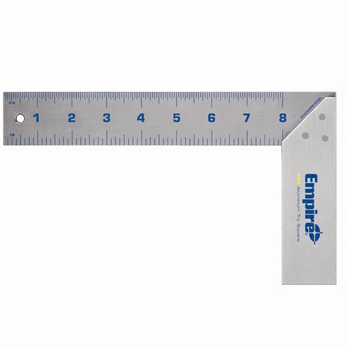 Empire Level 122 Heavy Duty Stainless Steel True BlueR Tri Square